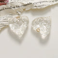 Resin Ice Texture Earrings DIY Accessories