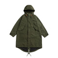Loose-fit Retro-style Mid-length Trench Coat