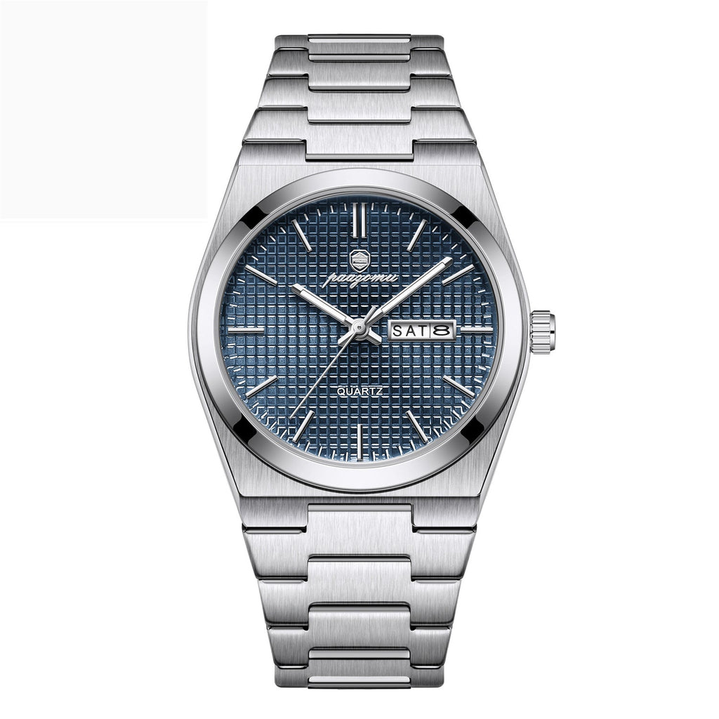 Luminous Quartz Waterproof Calendar Watch