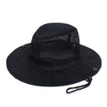 Patchwork Mesh Breathable Bucket Hat Fishing Cycling Windproof Sun Protection Foldable