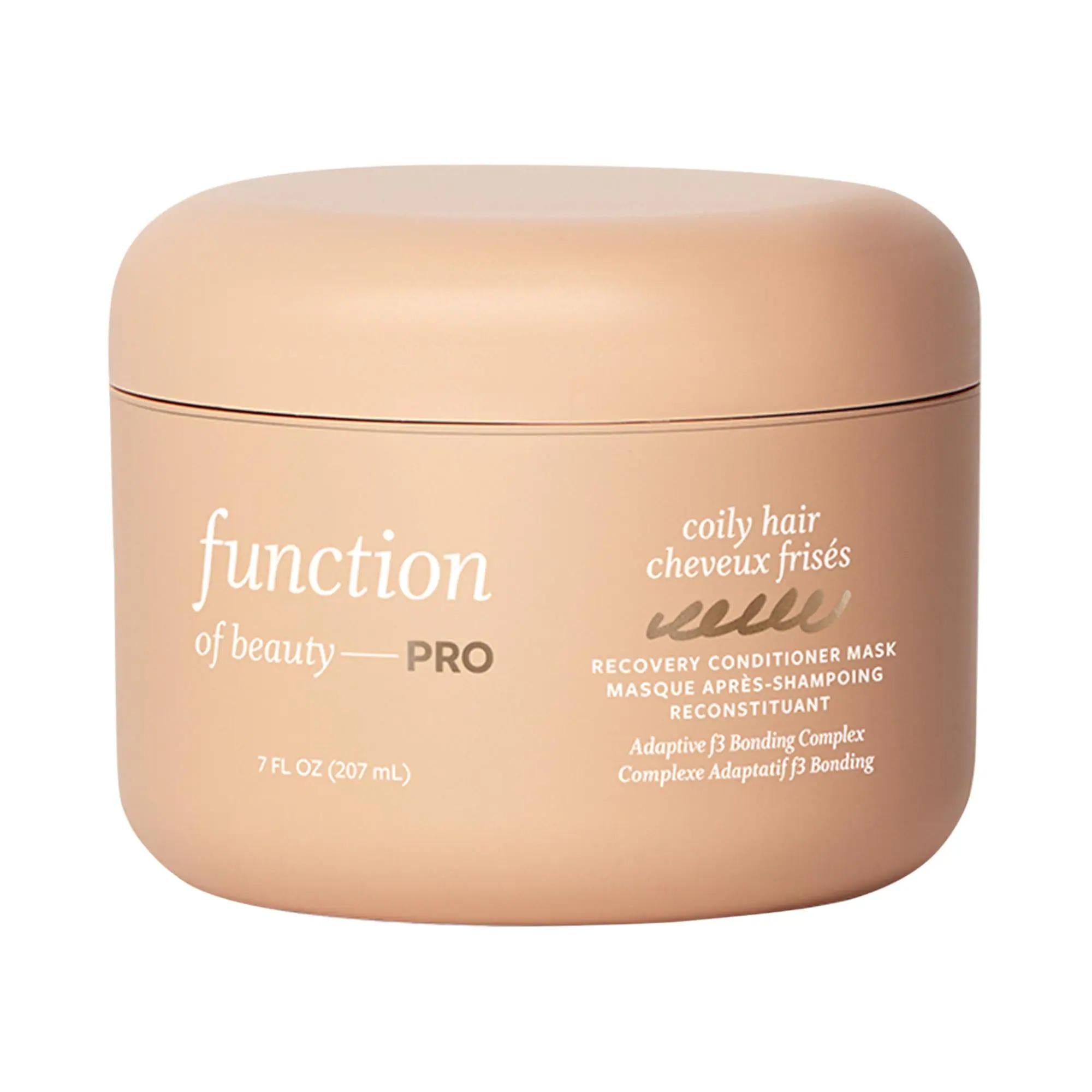 Function of Beauty Customizable Haircare for Coily Hair - Personalized Shampoo and Conditioner with Adaptive Bonding Technology