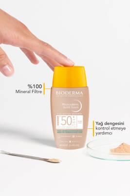 Bioderma Photoderm NUDE Touch SPF50+ Light 40 ml - Sunscreen with Makeup Effect for Oily & Combination Skin