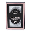 Rival Loves Me False Eyelashes No:02 Naturally - Natural, Lightweight, Eyelash Adhesive Included