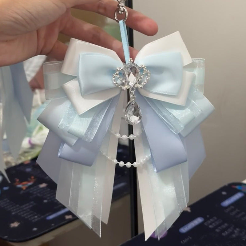 Original Backpack Charm Support Bow Ribbon Brooch Pin