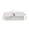 Womens Woven Soft Leather Shoulder Crossbody Bag