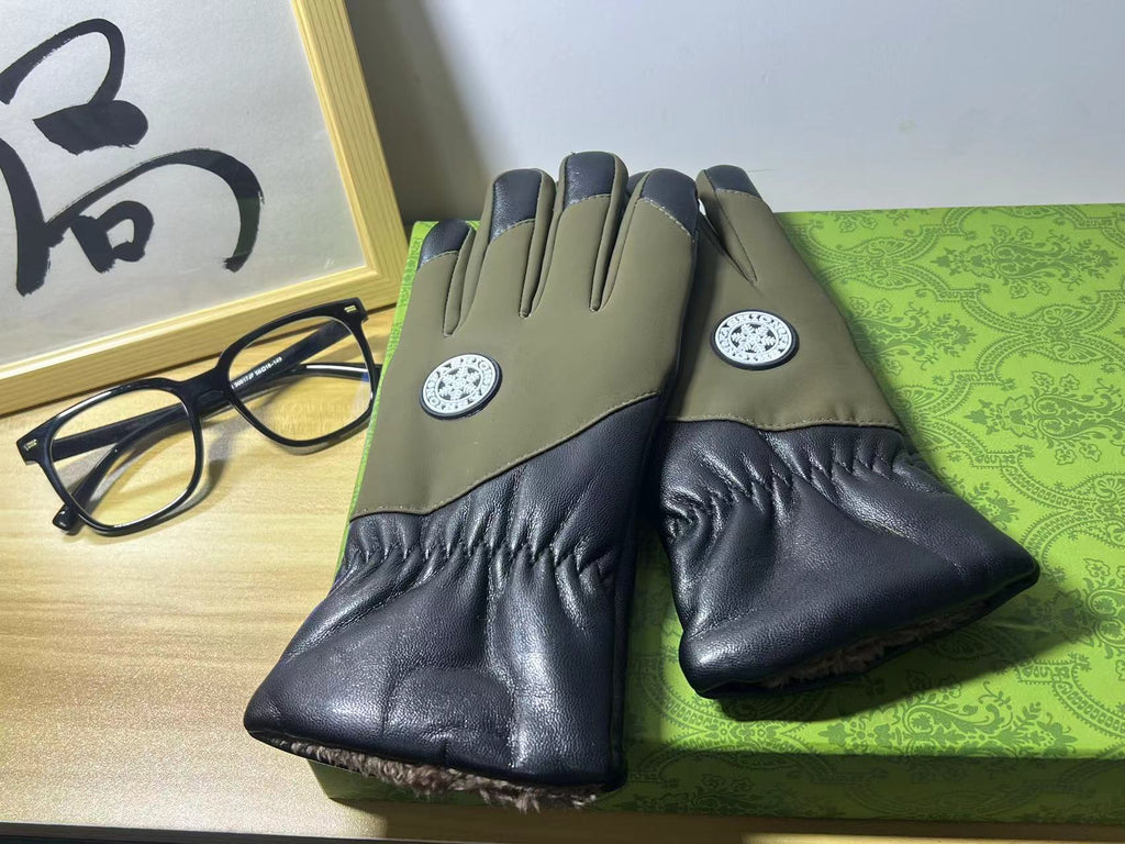 Knitted Winter Warm Open Finger Windproof Gloves