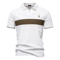 Deer Embroidered POLO Men's Lapel Short-sleeved T-shirt