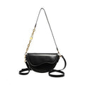 Minimalist Small Square Shoulder Bag Saddle