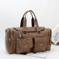 Mens Large-Capacity Vintage Duffel Gym Bag