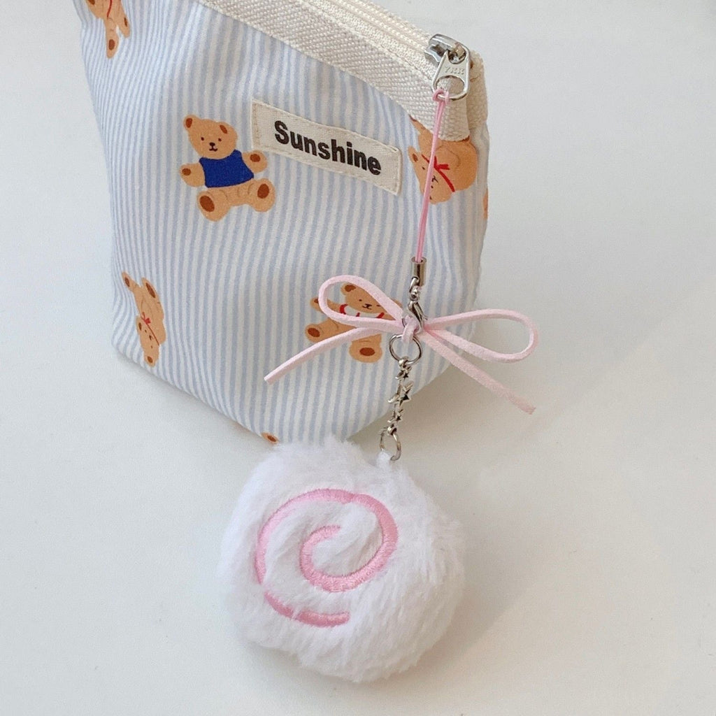 Cute Fish Board Plush Doll Keychain