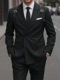Mens Light-business Single-breasted Suit Jacket