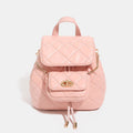 Womens Niche-Design Soft Chain Multi-Use Backpack