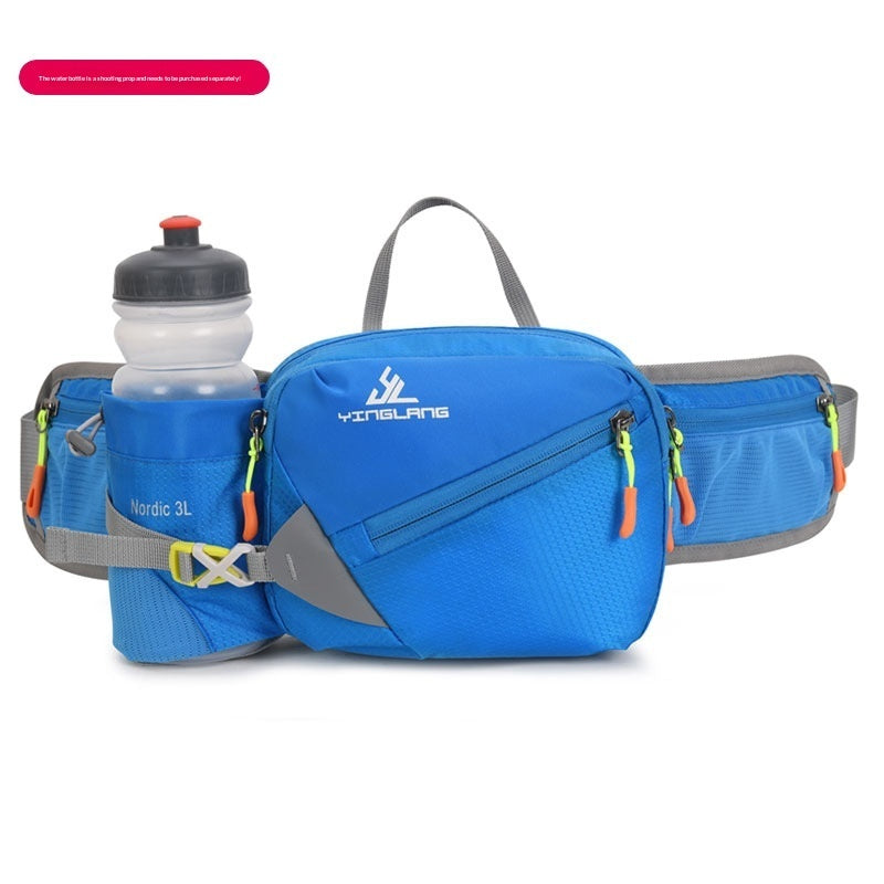 Mens Outdoor Sports Water Bottle Hiking And Climbing Waist Bag