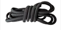 Lazy elastic shoelaces-black-polyester low-stretch silk + latex silk-1 piece