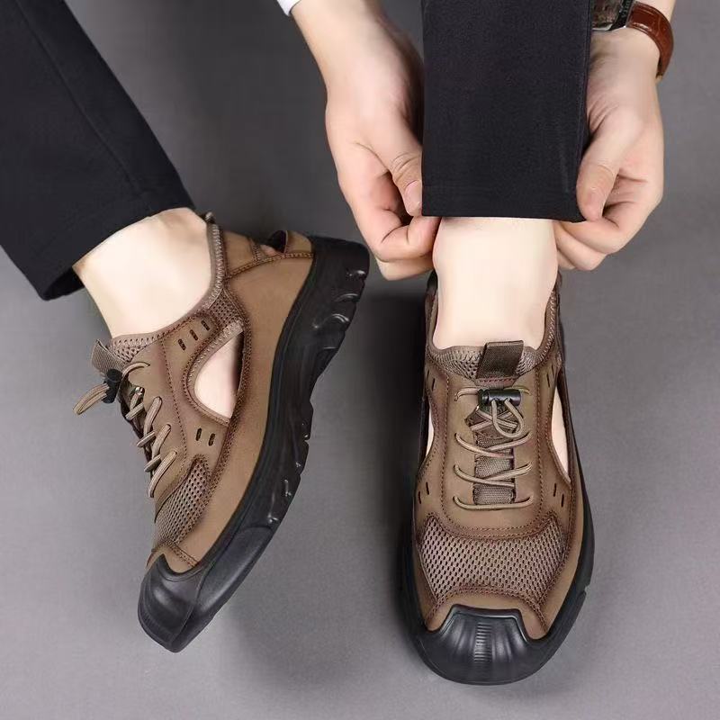 Men's Fashionable Soft-Soled Casual Hole Sandals