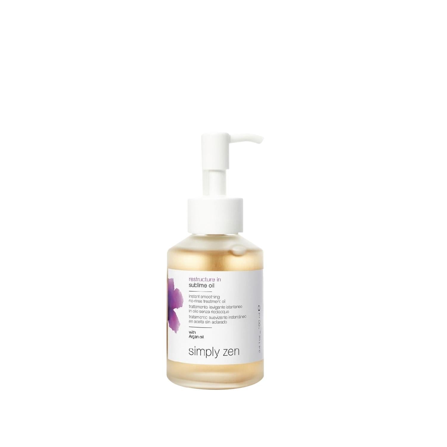 Simply Zen Hair Care Oil - Restructure in Sublime Hair Care Oil 100ml for Damaged Hair Nourishment