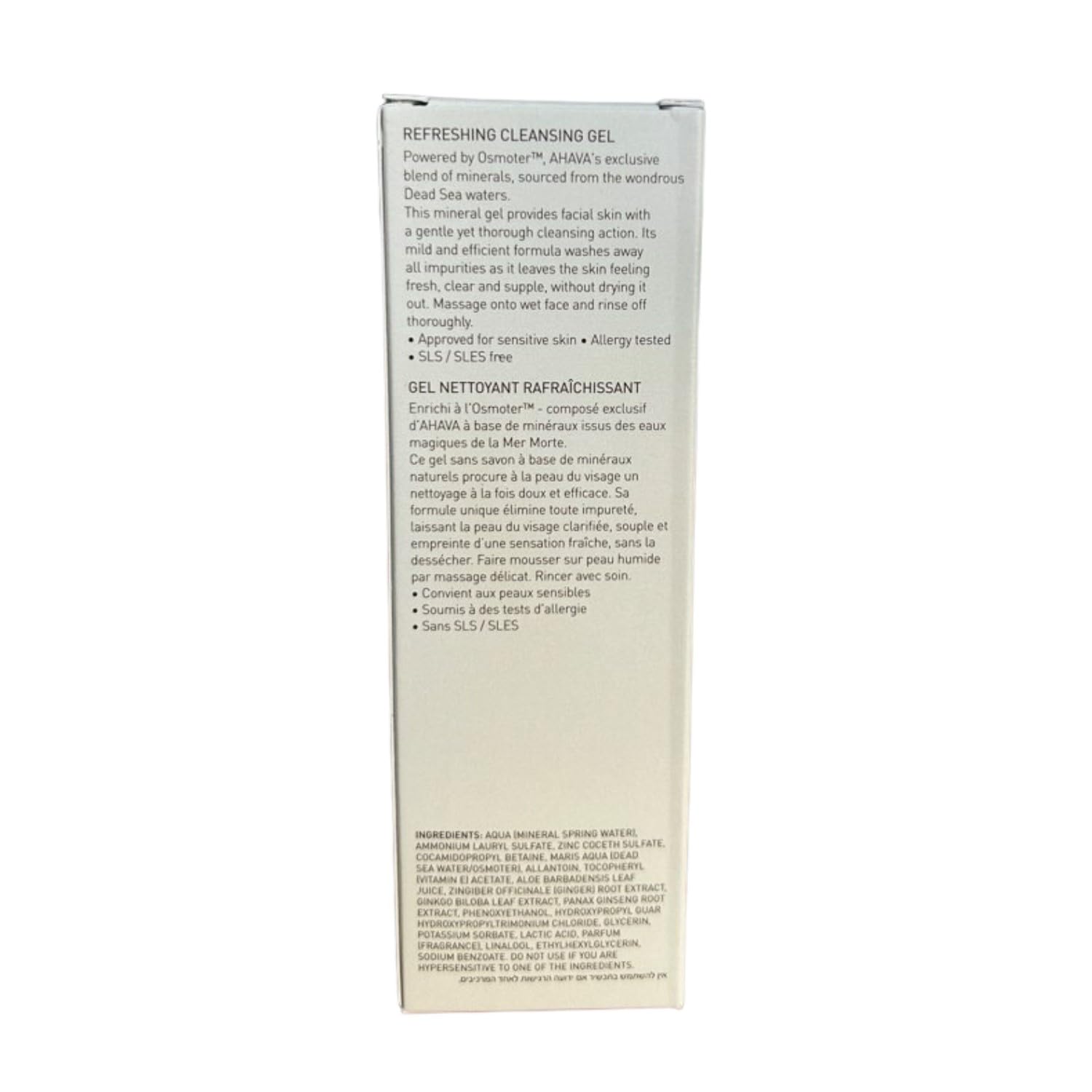 AHAVA Cleanse Refreshing Cleansing Gel Soapless 3.4 fl oz