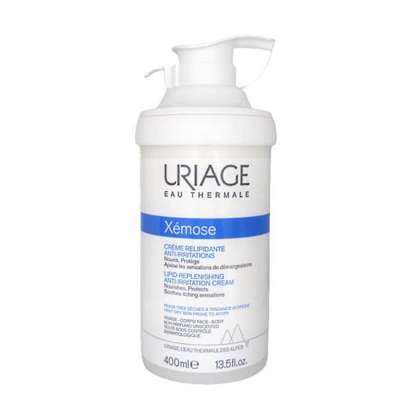 Uriage Uriage Xemose Lipid Replenishing Cream 400ml - Moisturizing Cream for Dry Skin, Hydrating Face & Body Cream for Babies & Adults