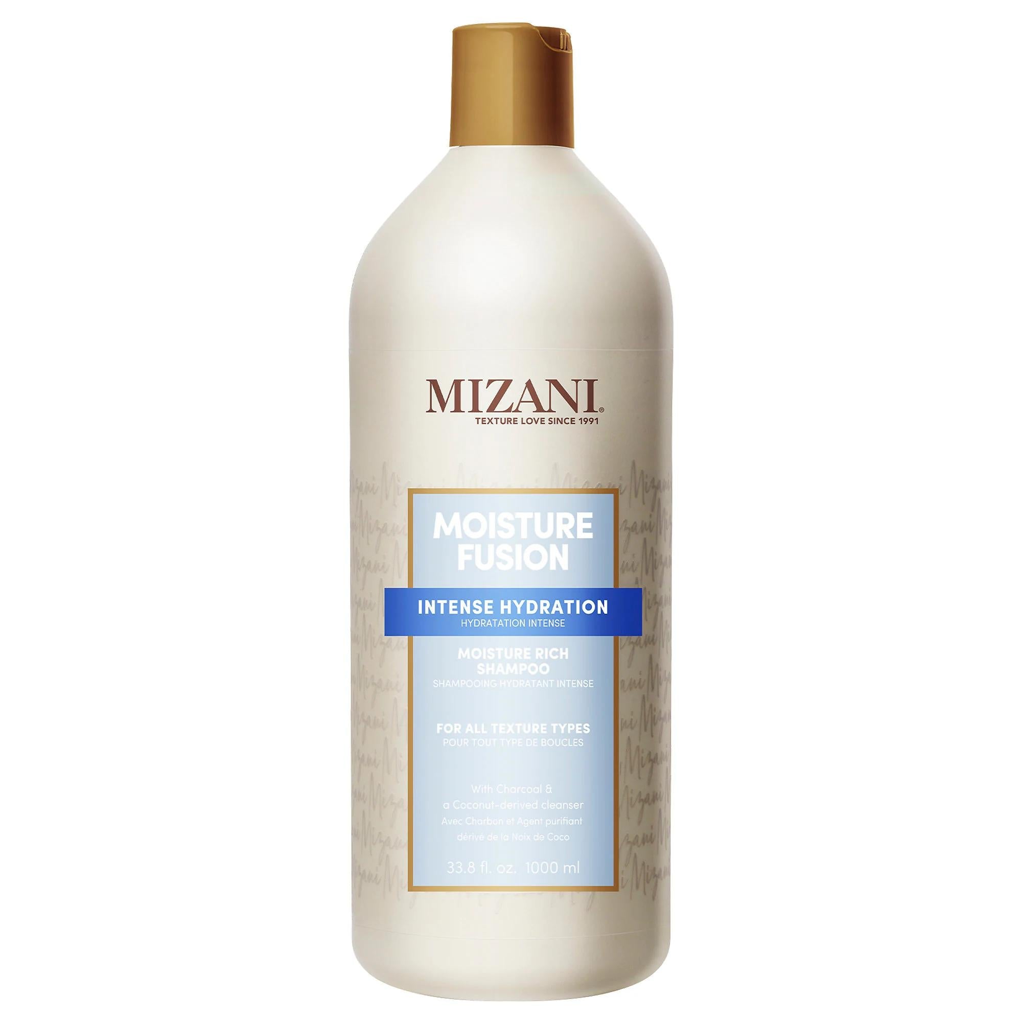 Moisture Fusion Moisturizing Shampoo: Quench Dry, Frizzy Hair with Argan Oil & Honey for Enhanced Curls & Hydration