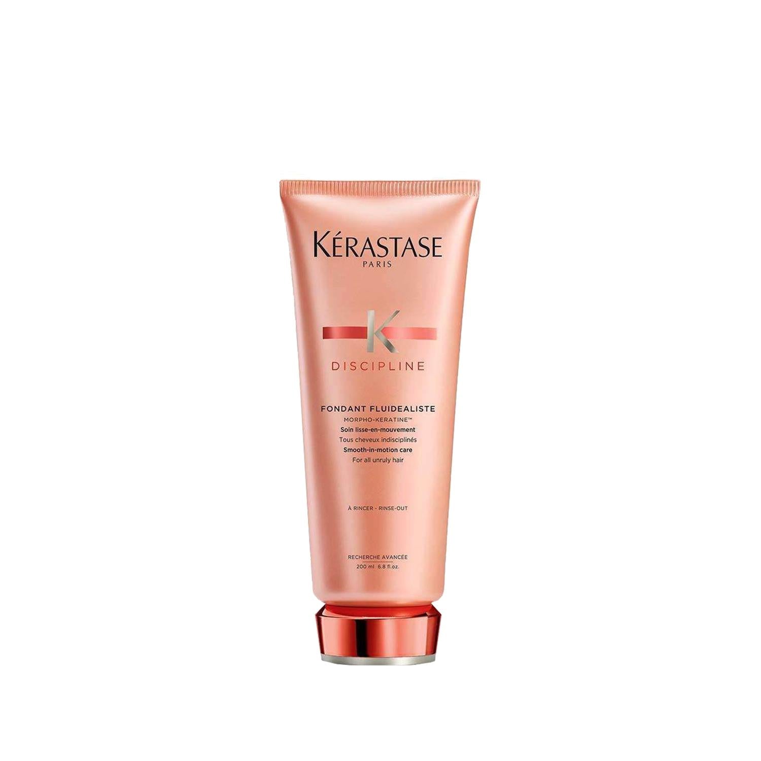 Kerastase Discipline Fondant Fluidealiste Anti-Frizz Hair Cream 200ml - Moisturizing & Nourishing Hair Care for Frizzy Hair