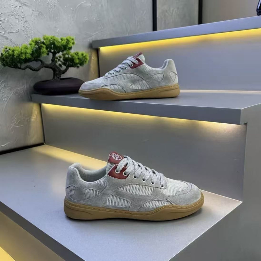2026 New Summer Men's Breathable Casual Skate Shoes, Lightweight Soft Sole Cortez & Retro Training Fashion Athletic Sneakers