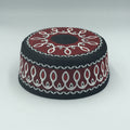 Baby Embroidered High-End Flat-Crown Round-Edge Ethnic-Style Saudi Cap