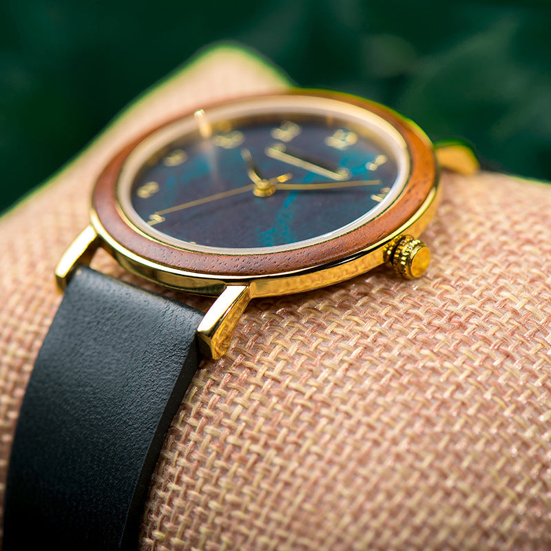Mens And Womens Minimalist Wooden Watches
