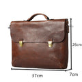 Men's Genuine Leather Handmade Retro Handbag