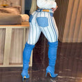 High Waist Plaid Leggings