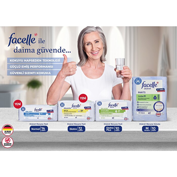 Facelle Discrete Bladder Pad Extra Plus 10 pcs