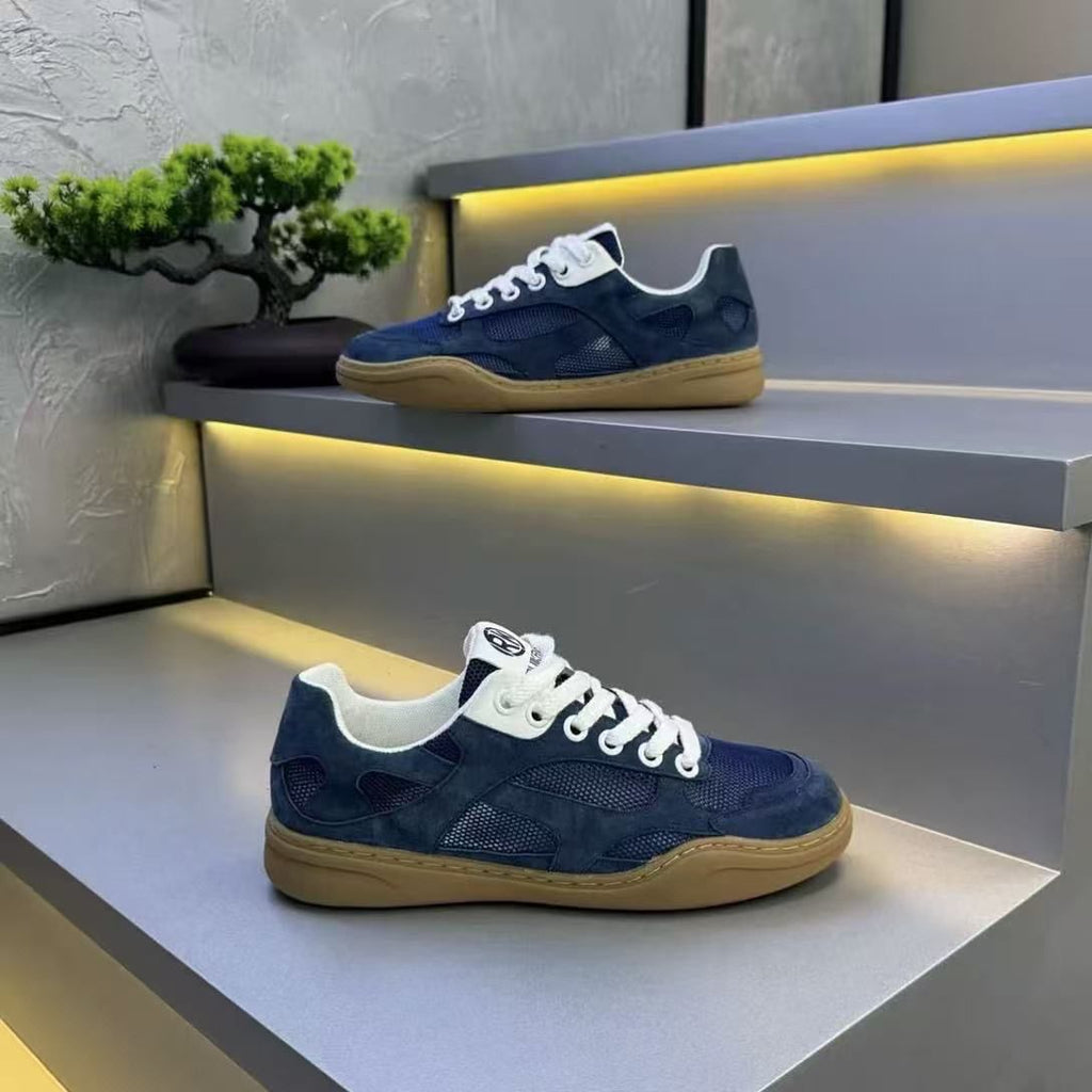 2026 New Summer Men's Breathable Casual Skate Shoes, Lightweight Soft Sole Cortez & Retro Training Fashion Athletic Sneakers