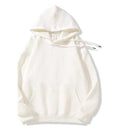 Loose-fitting Versatile Drawstring Casual Hooded Sweatshirt For Fall And Winter