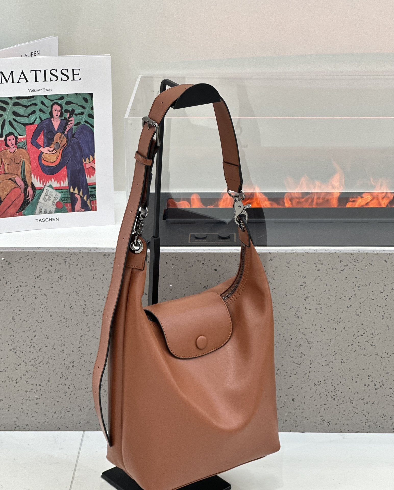 Baidie Leather Women's Bags 2025 New Genuine Leather Underarm Bag HOBO Bag Shoulder Crossbody Bag Large Capacity Tote