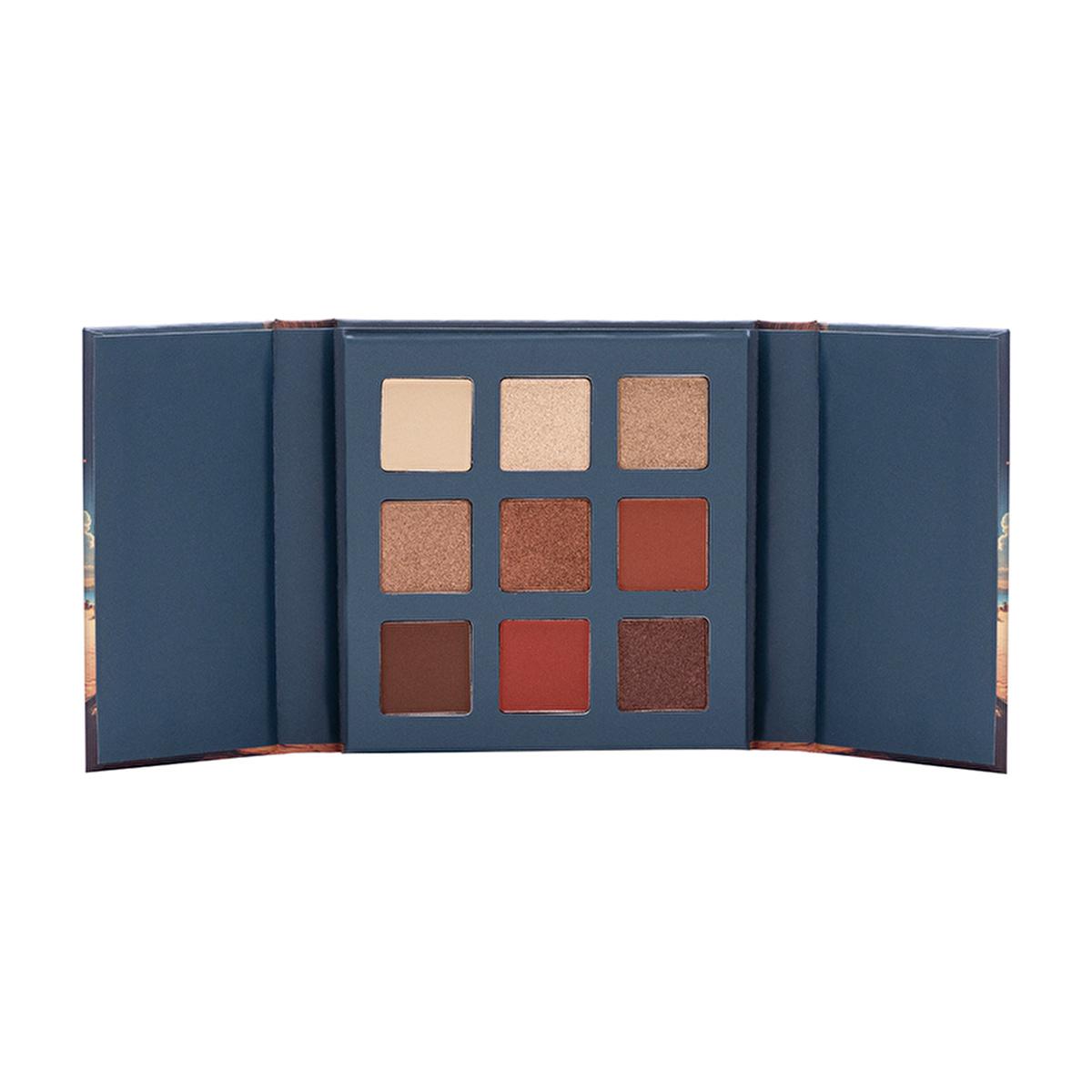 Beaulis Fun Feel Sunshine 9 Eyeshadow Palette - Nude & Bold Shades for Daily & Evening Makeup