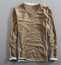 Men's Undershirt Raw Edge Distressed