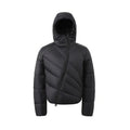 Mens Winter Thickened Warm Loose-Fit Coat With Diagonal Zipper