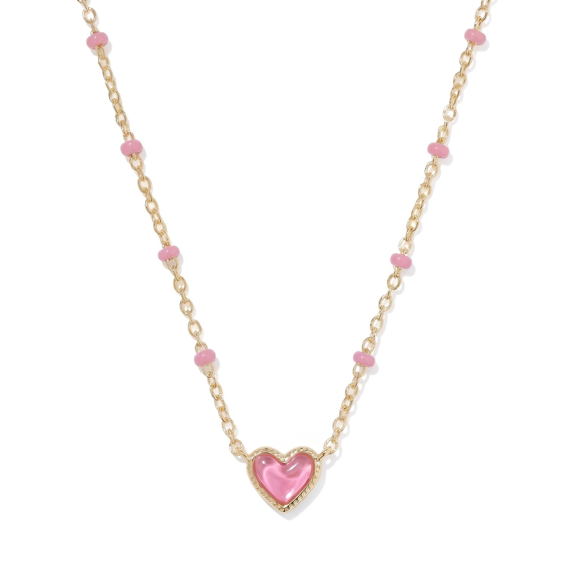 Geometric Irregular Cross And Heart Necklace
