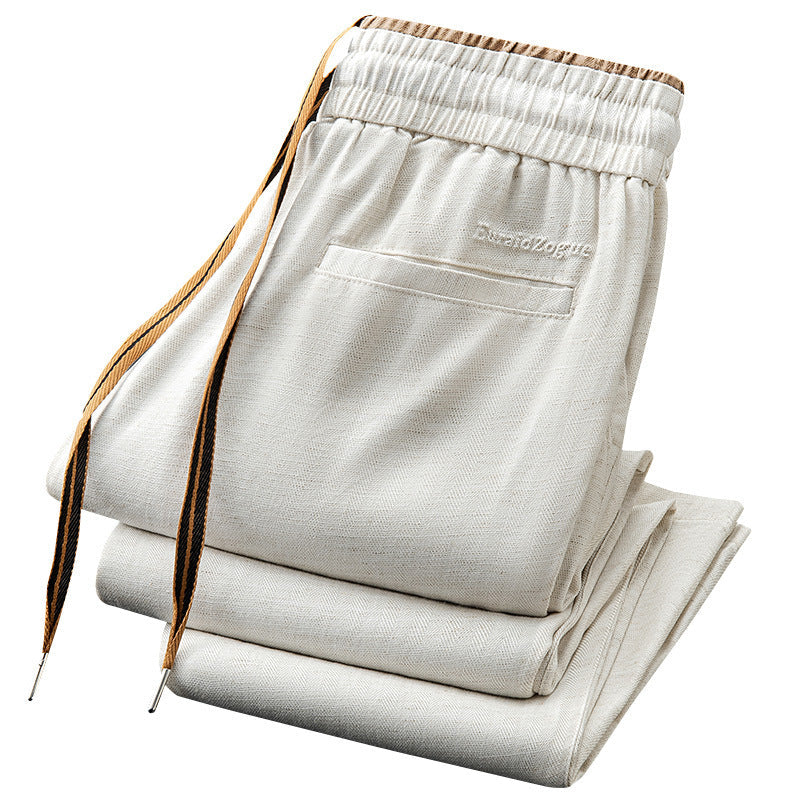 Men's Micro Wide Straight Breathable Sports Pants