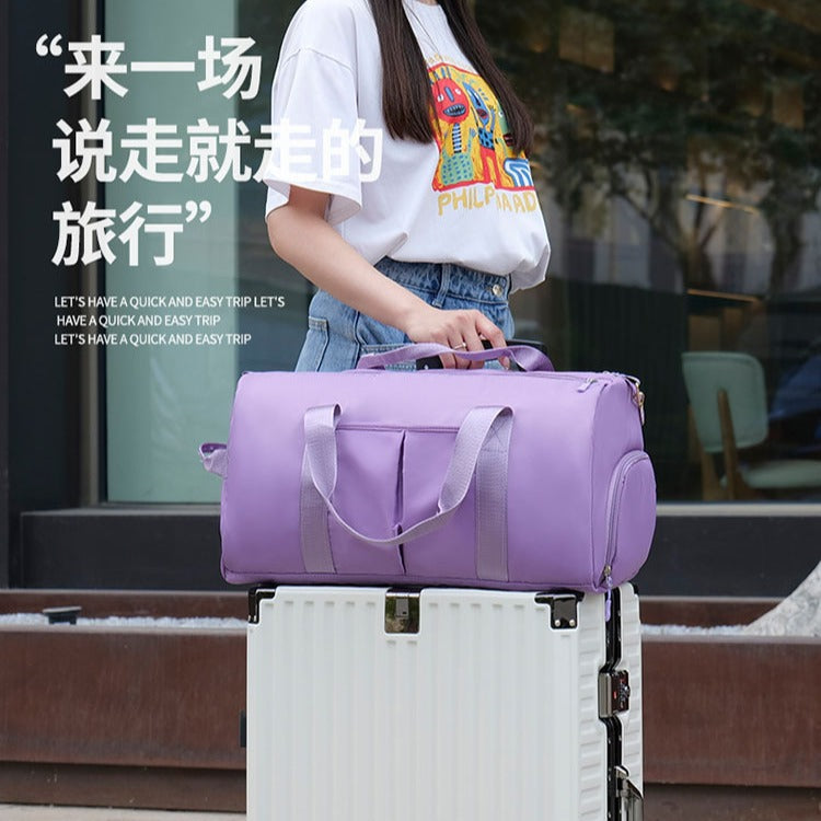 Womens Fitness Bag, Convenient Dry-wet Separation For Yoga And Swimming