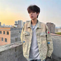 Edgy Yet Handsome American-style Vintage Jacket Top