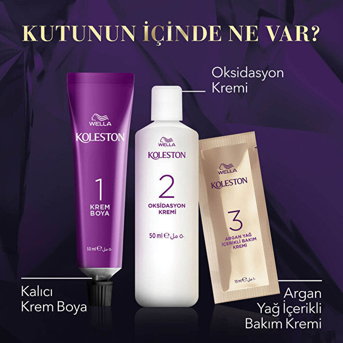 Wella Koleston Intense Hair Color 6/0 Dark Blonde - 100% Gray Coverage | Permanent Color