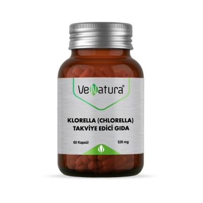 Venatura Klorella Chlorella Supplement - Natural Algae Detox & Dietary Support, 60 Capsules