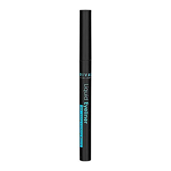 Rival Liquid Eyeliner - Long Lasting Black Precision Eyeliner for Precise Eye Makeup Designs