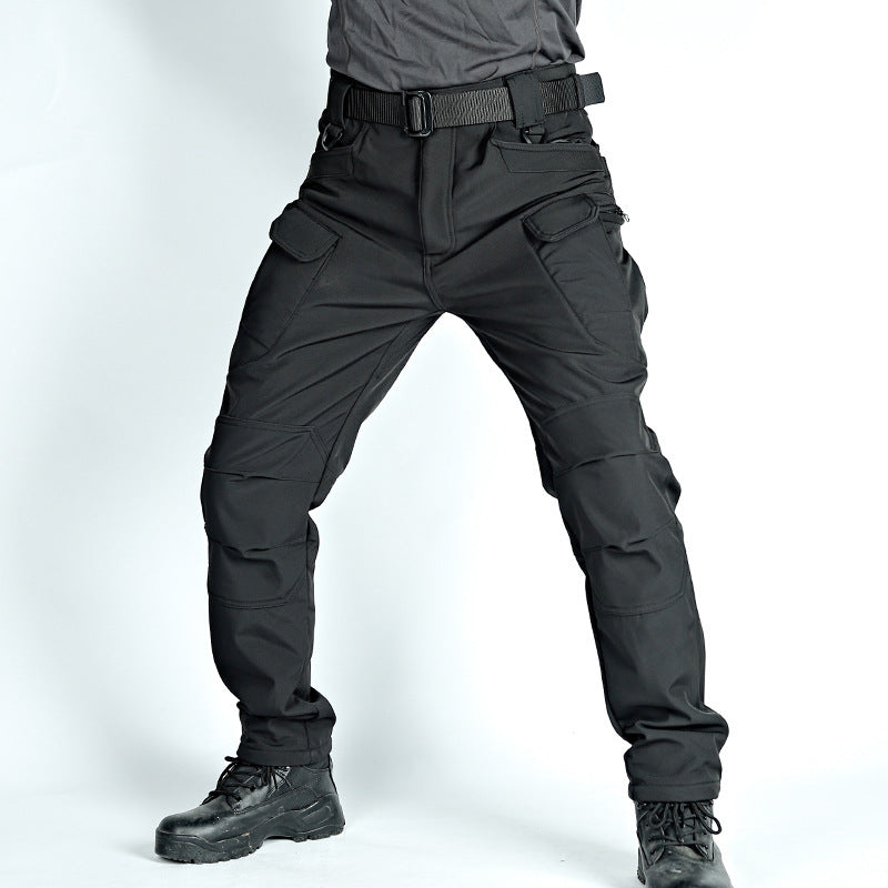 Men's Winter Fleece-lined Waterproof Tactical Pants
