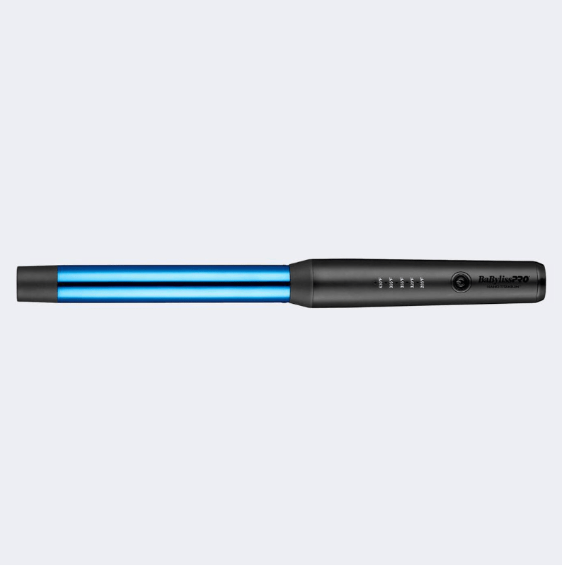 BaBylissPRO Nano Titanium 1" Curling Wand (Black & Blue)