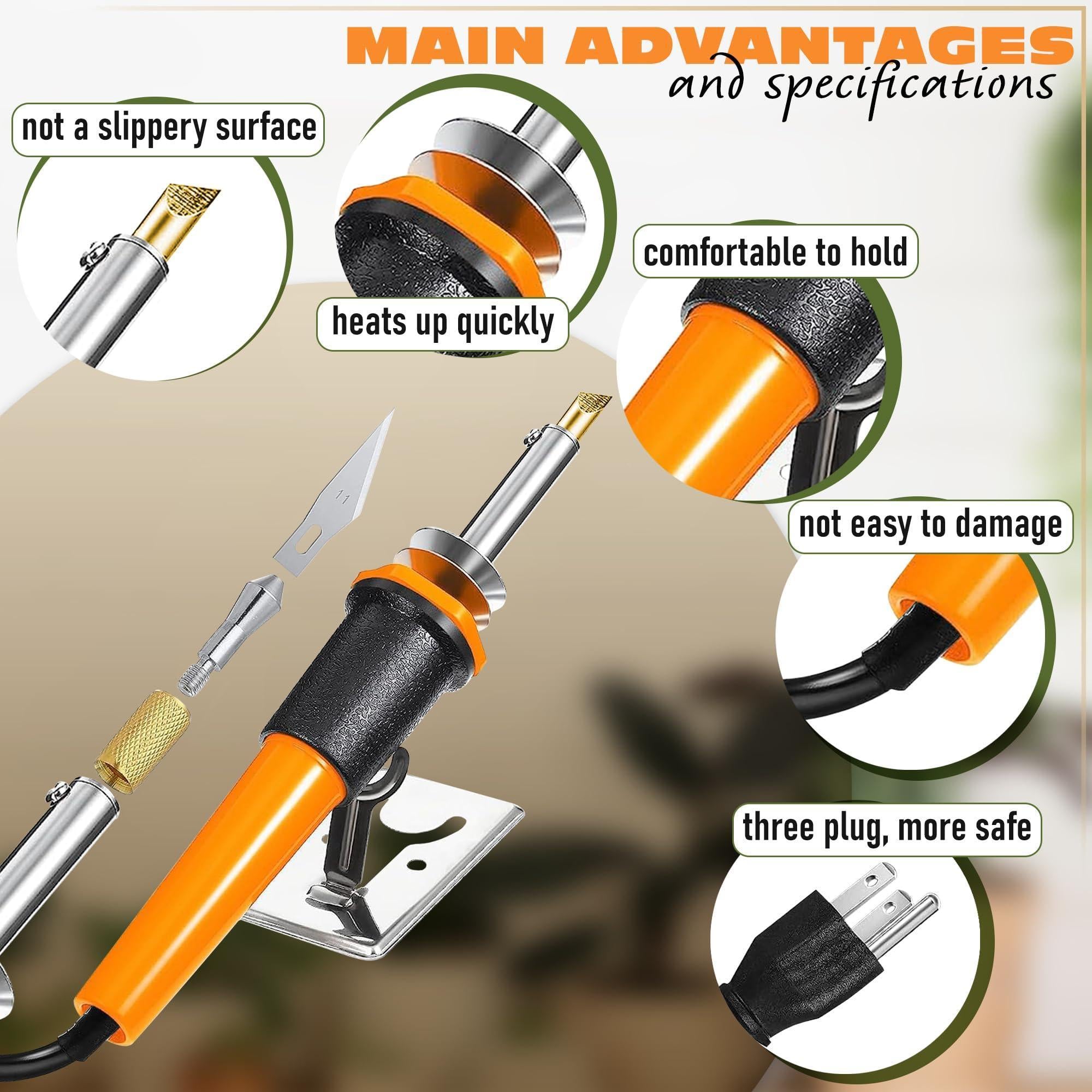 Handheld Electric Cutter Tool Soft Foam Cutting Tool 10 Blades Hot Wire Foam Cutter Tool