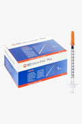 BD Micro-Fine Plus 1ml Insulin Syringes 30G x 8mm 10 Count
