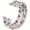 Bohemian Natural Stone Beaded Band For Watch Series Replacement Strap For IWatch Women Men