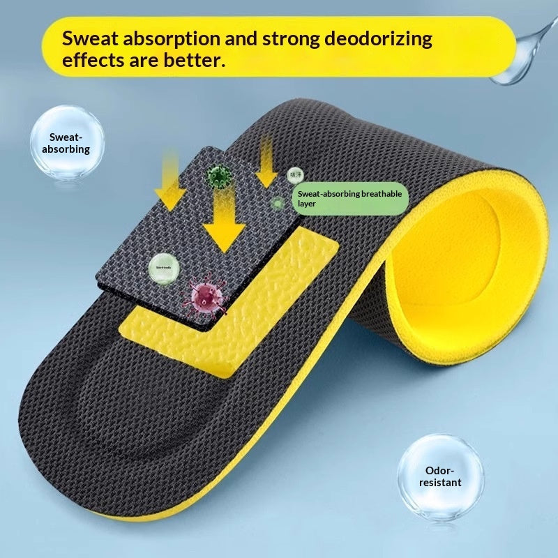 Breathable High-elasticity Shock-absorbing Casual Insole