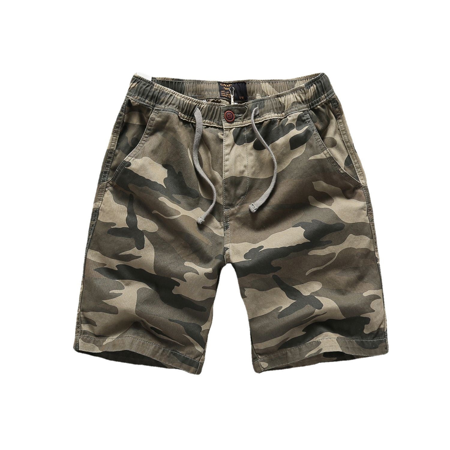 Straight Sports Leisure Five-Point Cotton Work Shorts